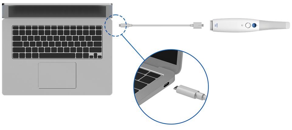 Connecteur USB-C Medit i700